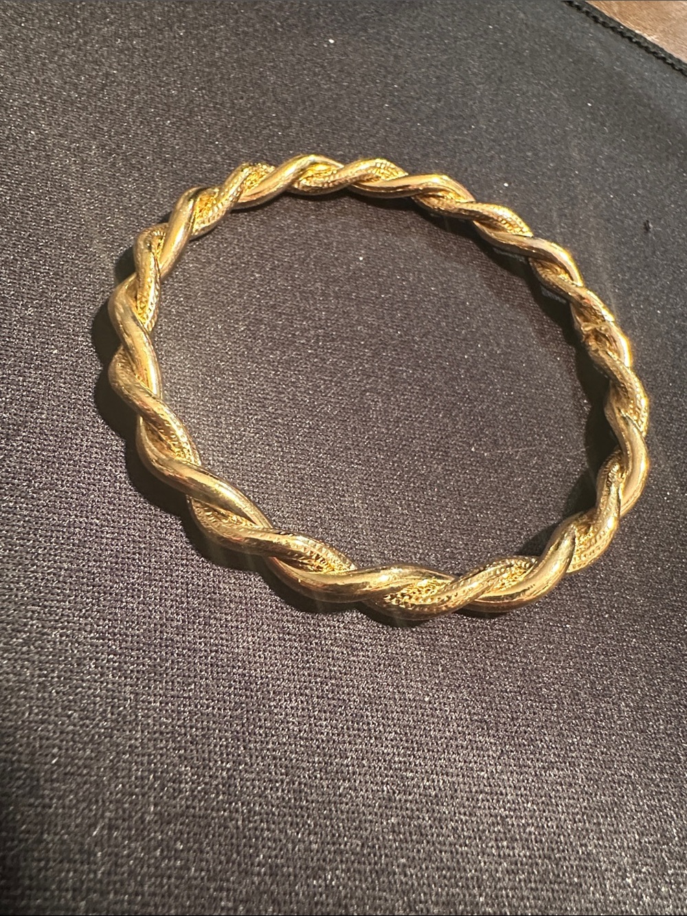 Gold-Tone Twisted Rope Bangle Bracelet - Women Jewelry
241